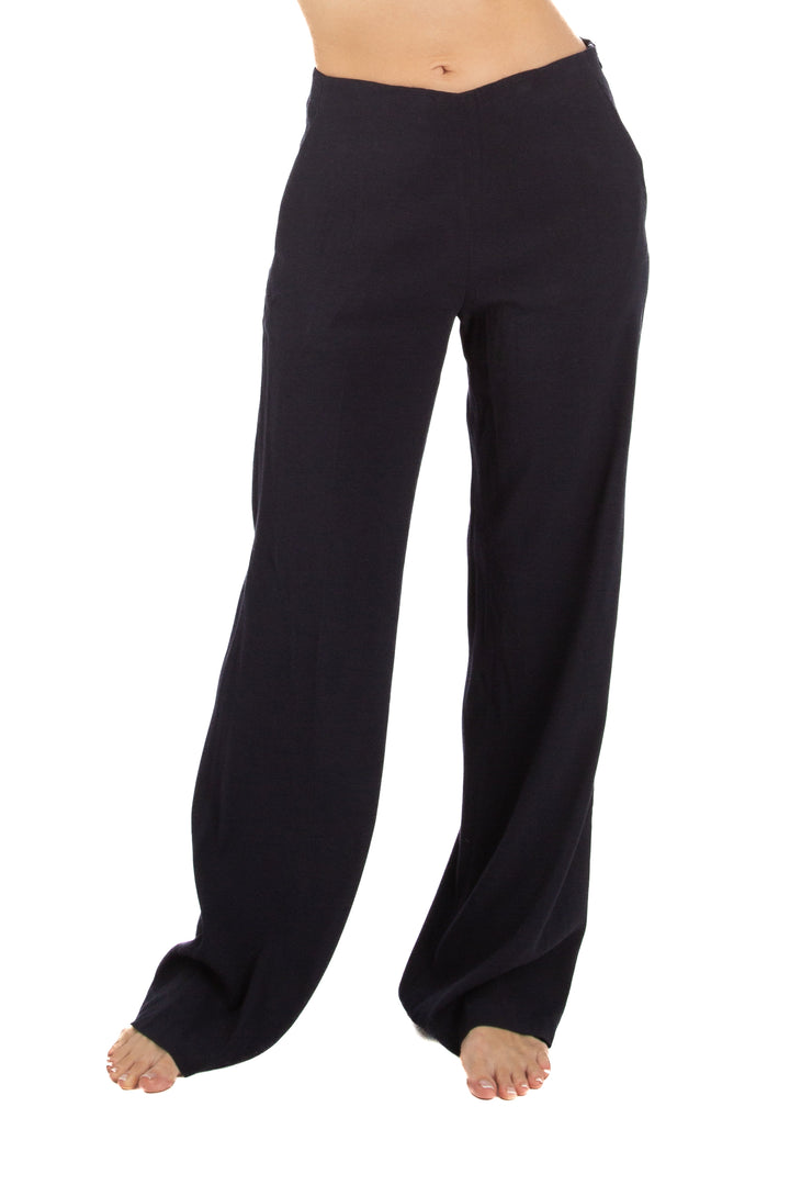 Pantalón Ambrosi azul, vista frontal – ClosetRehab