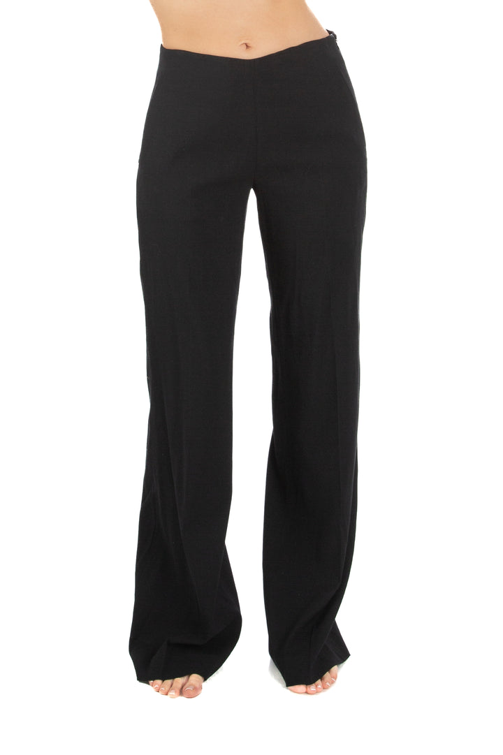Pantalón Ambrosi negro, vista frontal – ClosetRehab