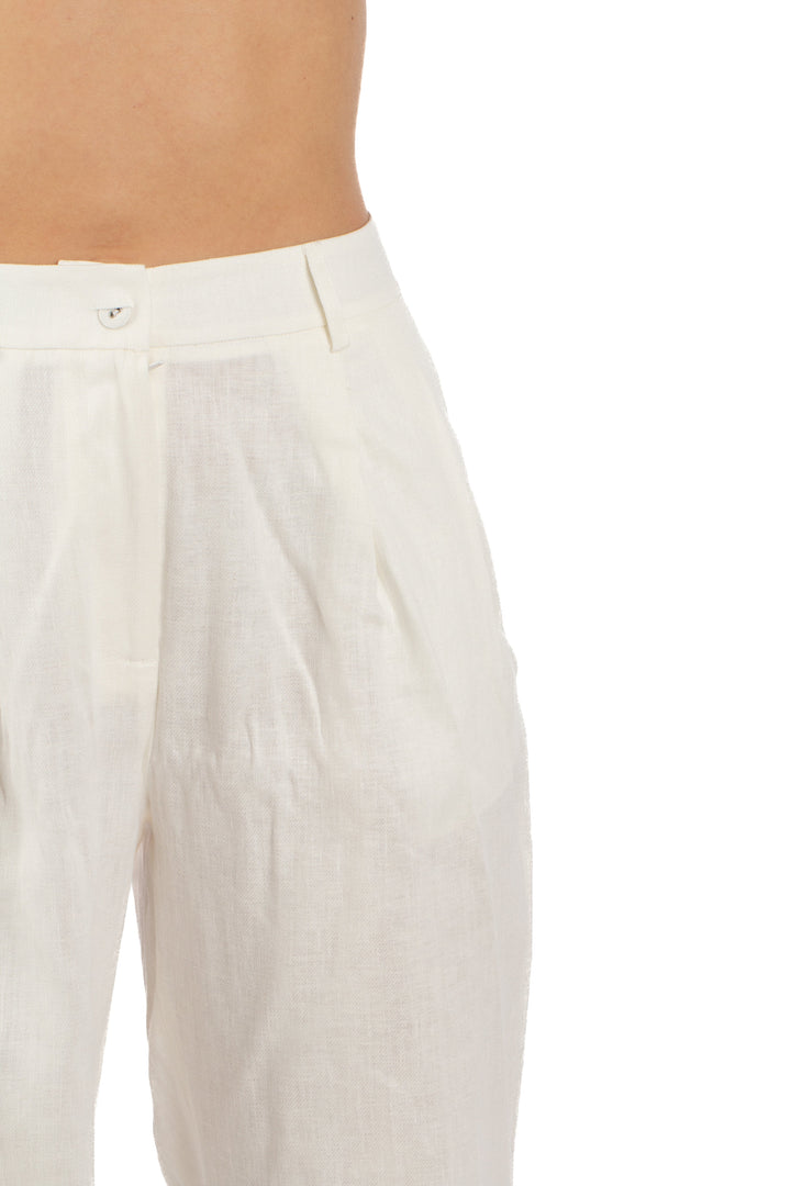 Pantalón BCBG Maxazria blanco, detalle – ClosetRehab