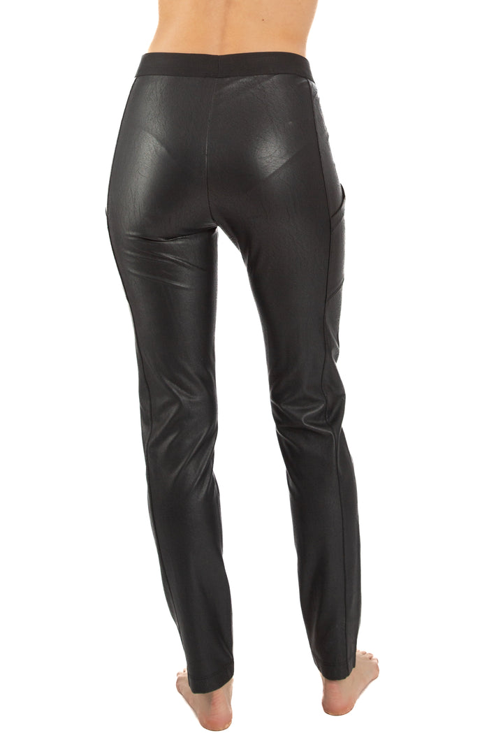 Pantalón BCBG Maxazria negro, vista lateral – ClosetRehab