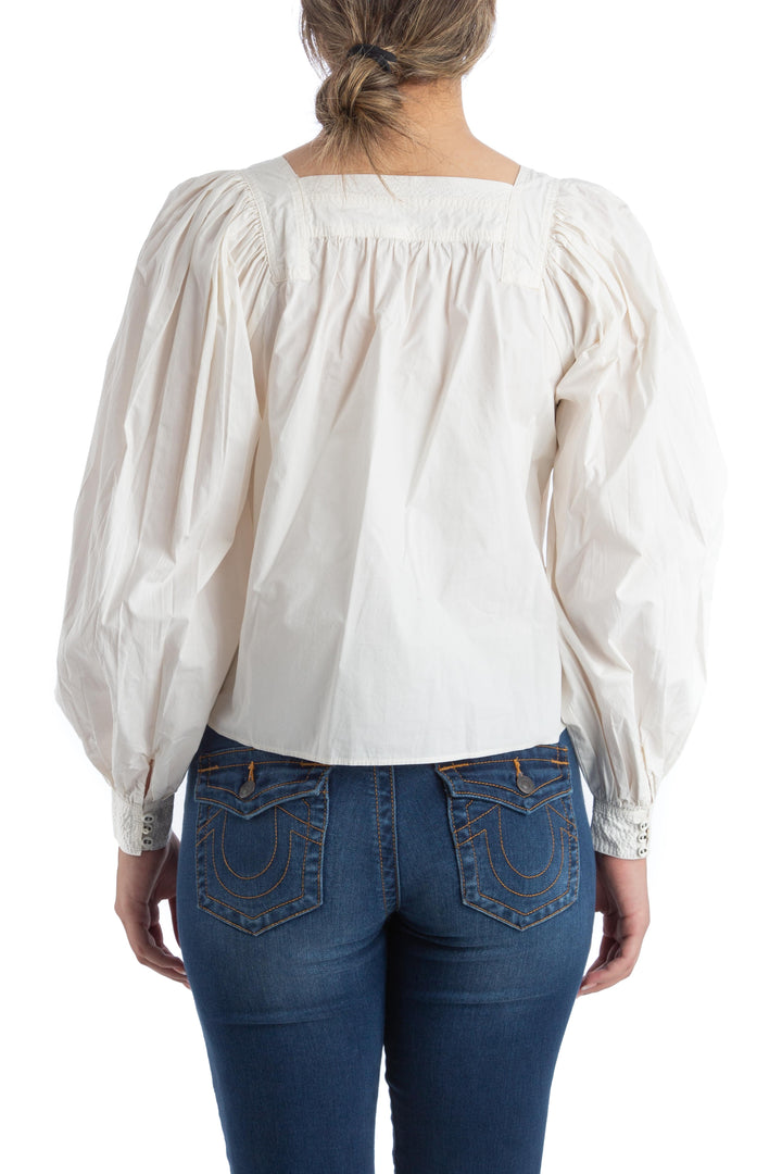 Blusa Ulla Johnson, vista lateral – ClosetRehab