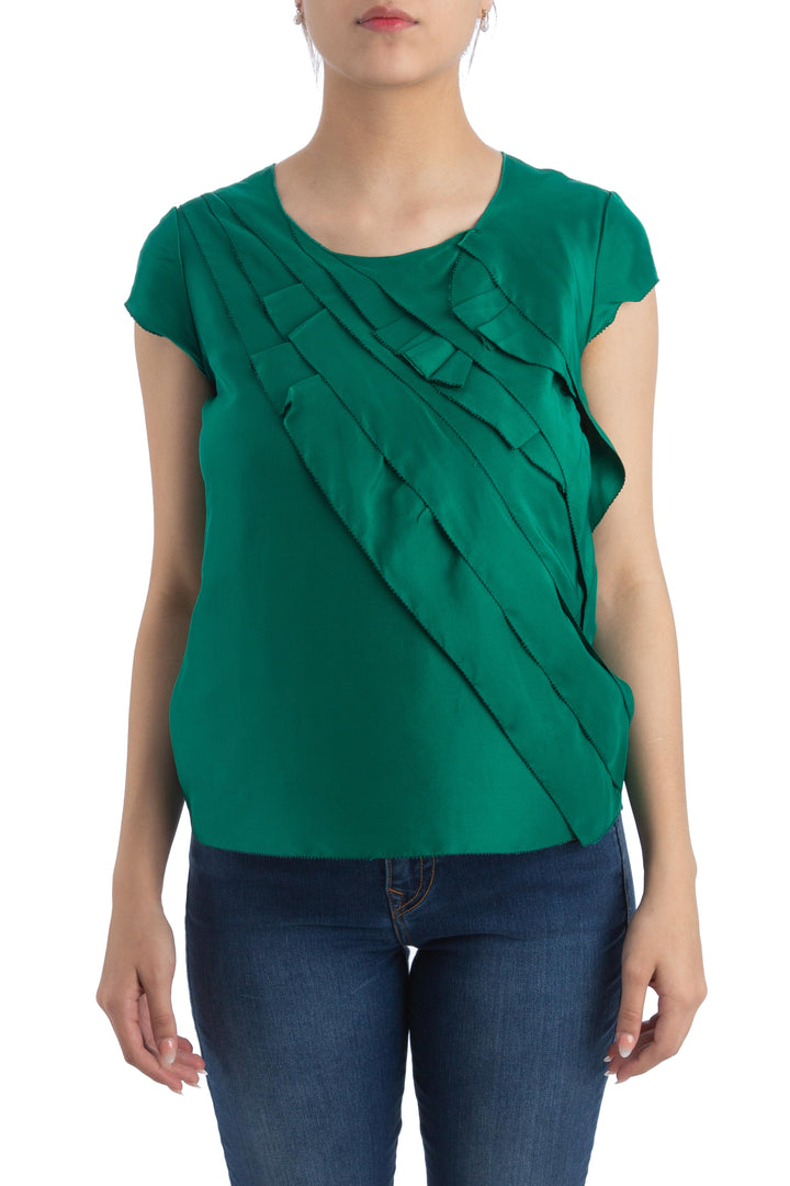Blusa Oscar de la Renta, vista frontal – ClosetRehab