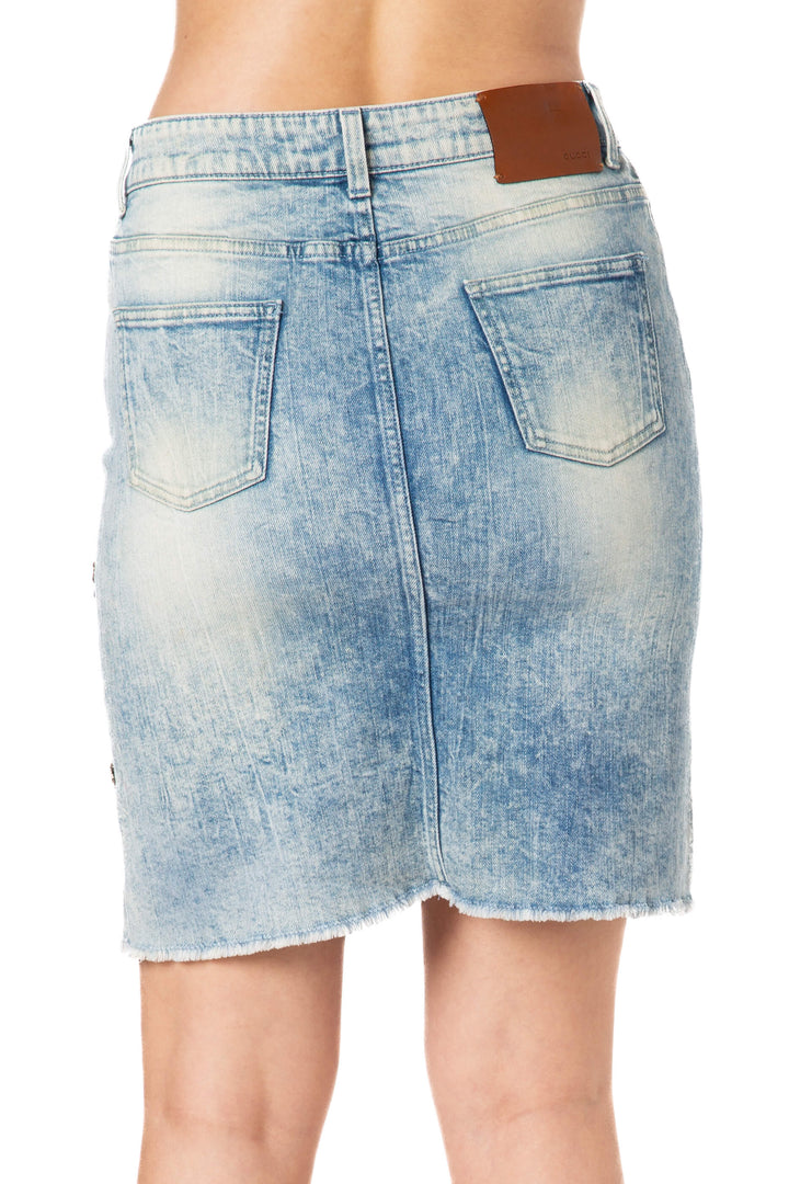 Falda Gucci, vista lateral – ClosetRehab