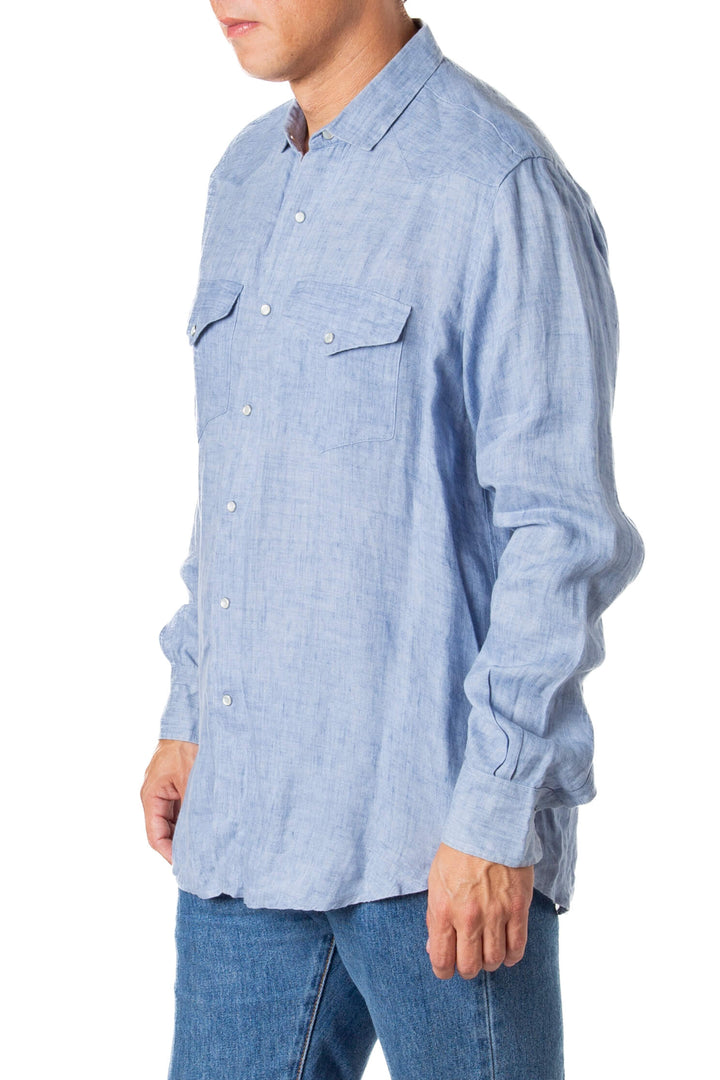 Camisa 100% Capri, vista posterior – ClosetRehab