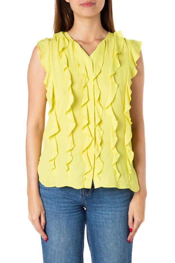 Blusa BCBGMAXAZRIA, vista frontal – ClosetRehab