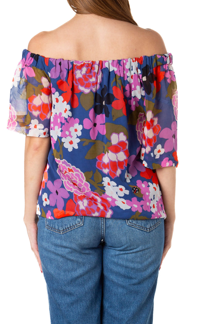 Blusa Trina Turk, vista lateral – ClosetRehab