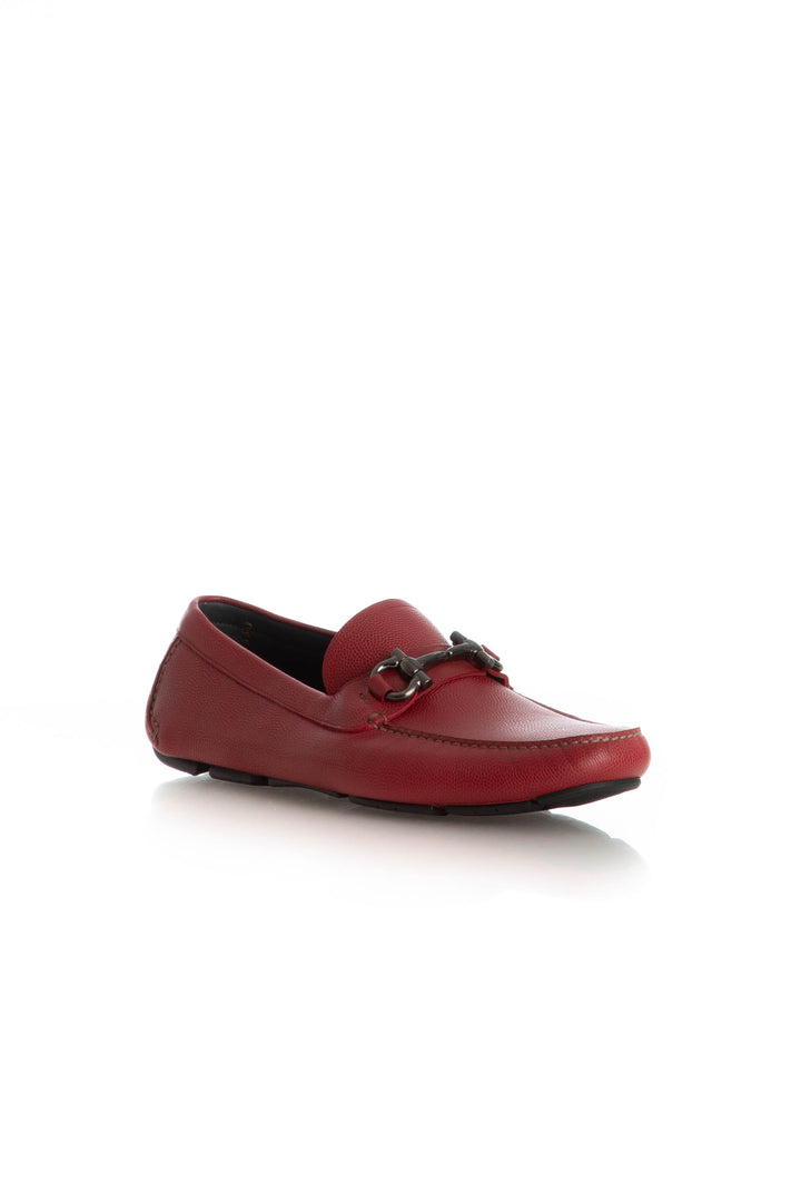 Zapato Salvatore Ferragamo rojo, vista posterior – ClosetRehab