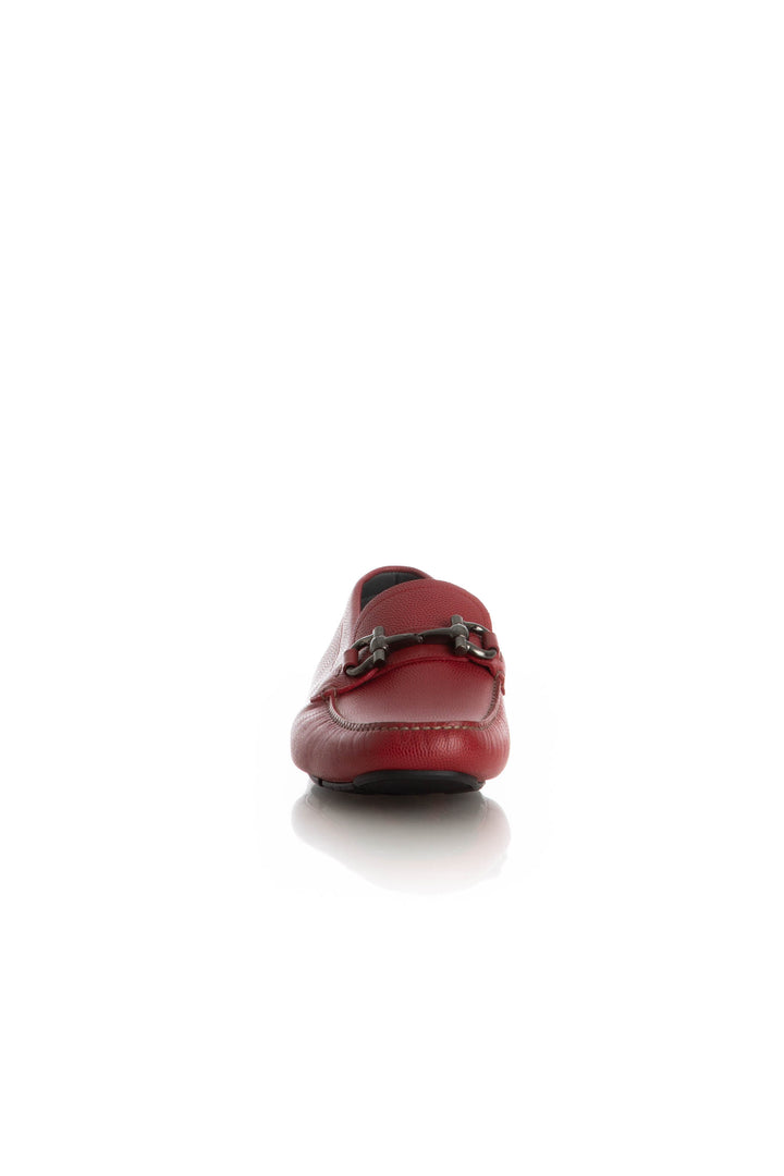 Zapato Salvatore Ferragamo rojo, vista lateral – ClosetRehab