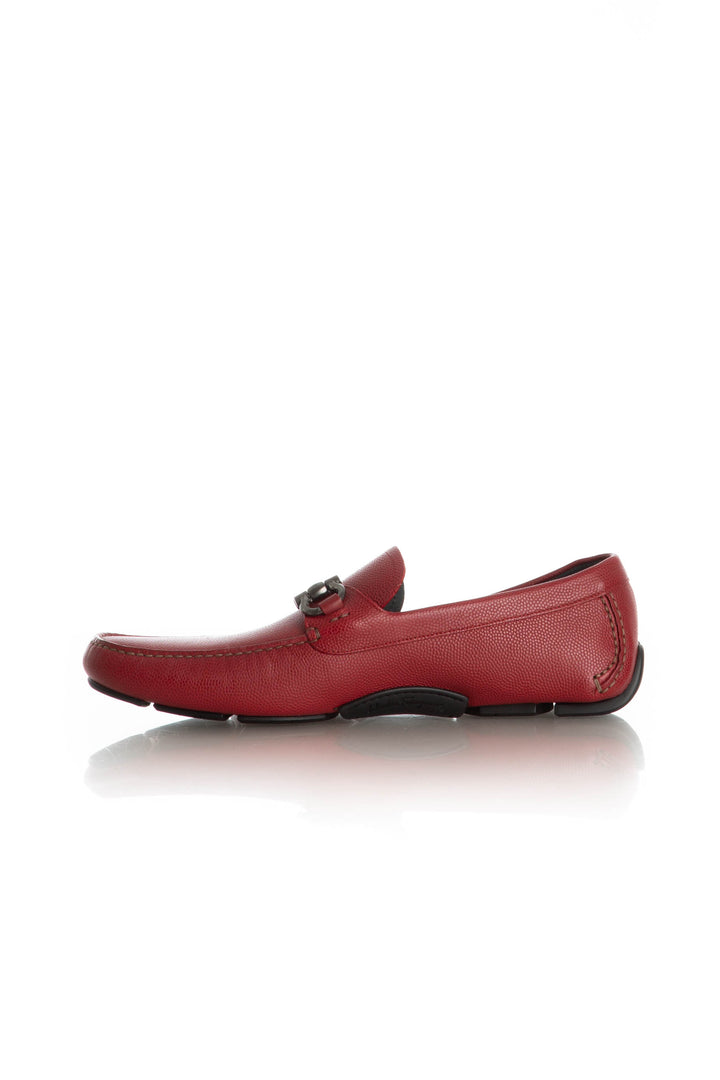 Zapato Salvatore Ferragamo rojo, detalle – ClosetRehab