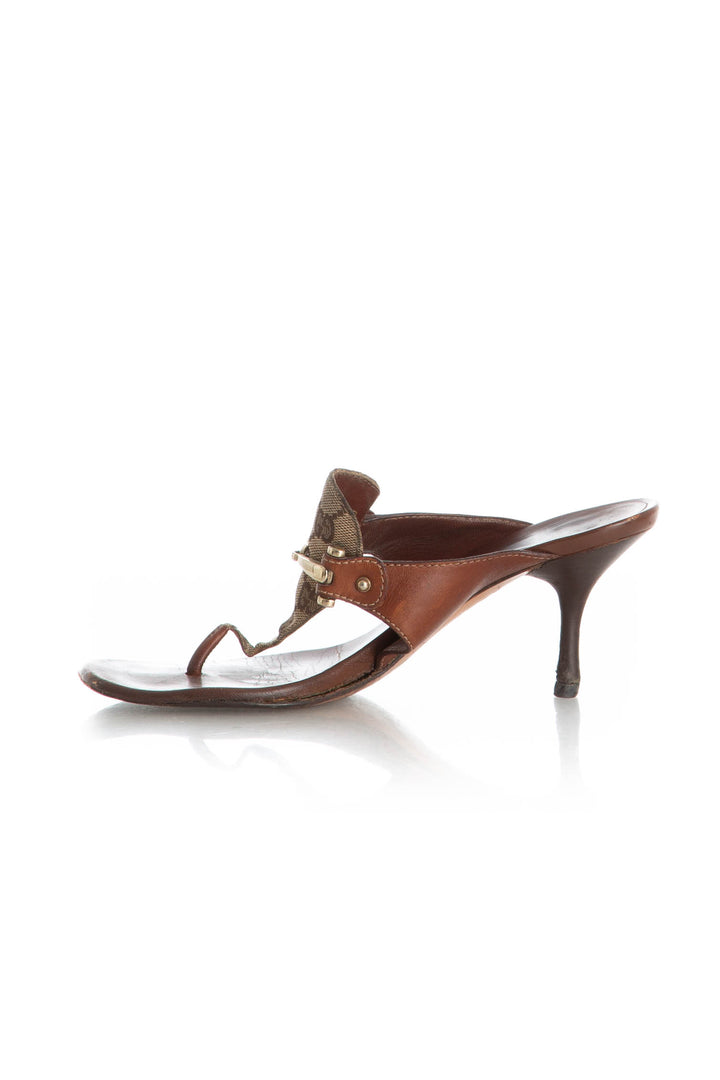 Zapato Gucci café, detalle 5 – ClosetRehab