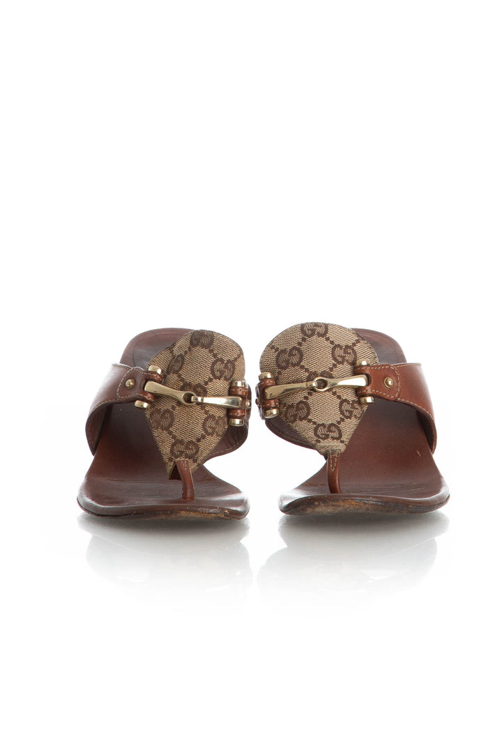 Zapato Gucci café, detalle 8 – ClosetRehab