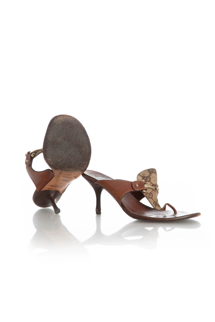 Zapato Gucci café, detalle 9 – ClosetRehab