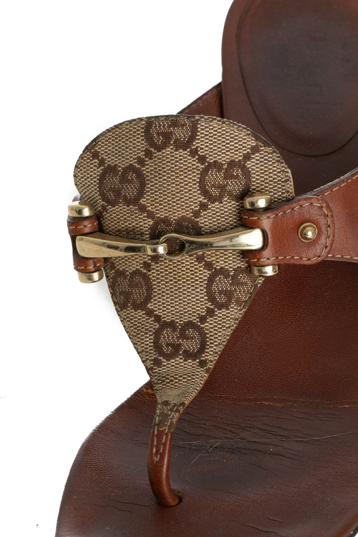 Zapato Gucci café, detalle 10 – ClosetRehab