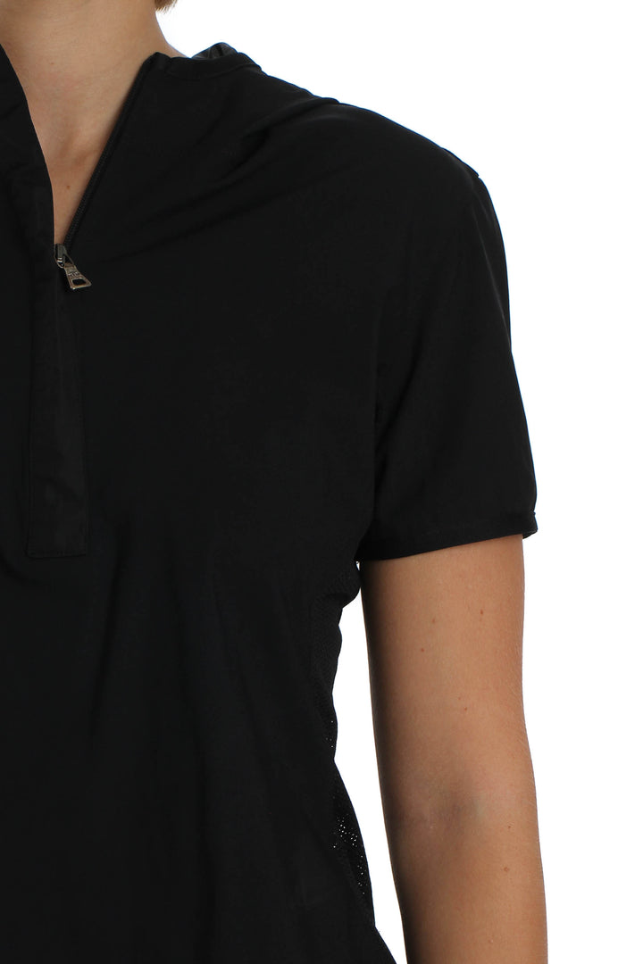 Abrigo Prada azul, vista lateral – ClosetRehab