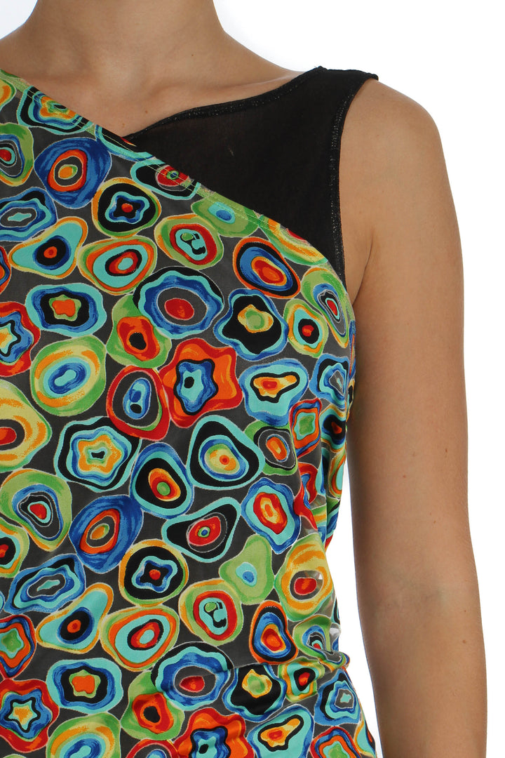 Vestido Versus verde, vista lateral – ClosetRehab