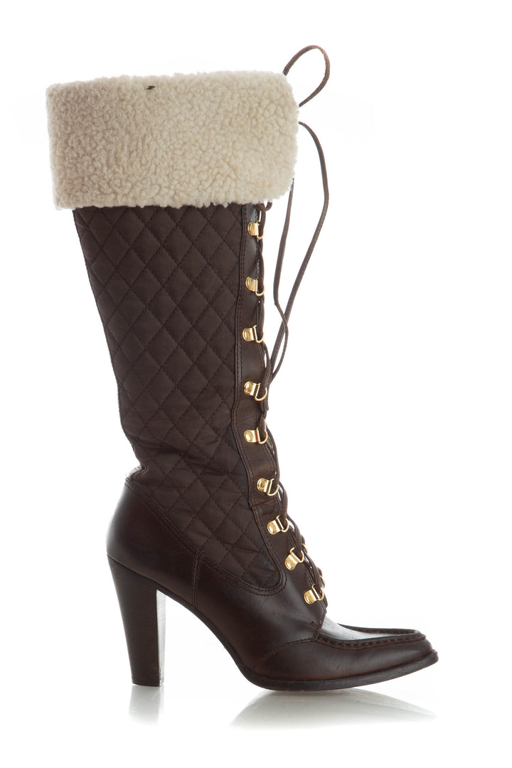 Zapato Michael Kors café, vista frontal – ClosetRehab
