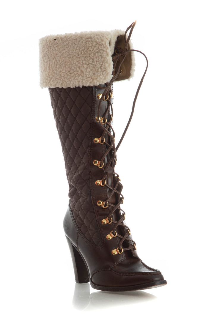Zapato Michael Kors café, vista posterior – ClosetRehab
