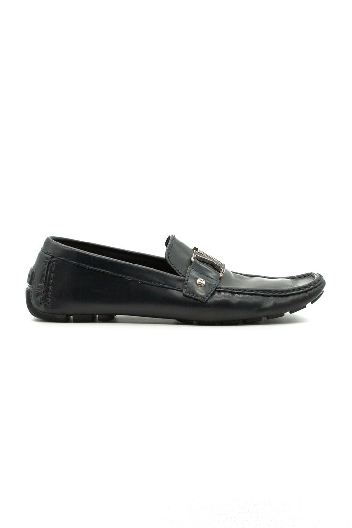 Zapato Louis Vuitton azul marino, vista frontal – ClosetRehab