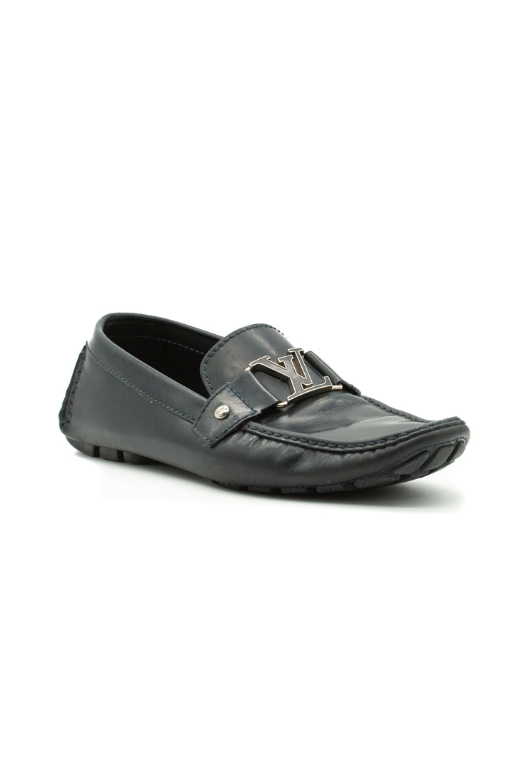 Zapato Louis Vuitton azul marino, vista posterior – ClosetRehab