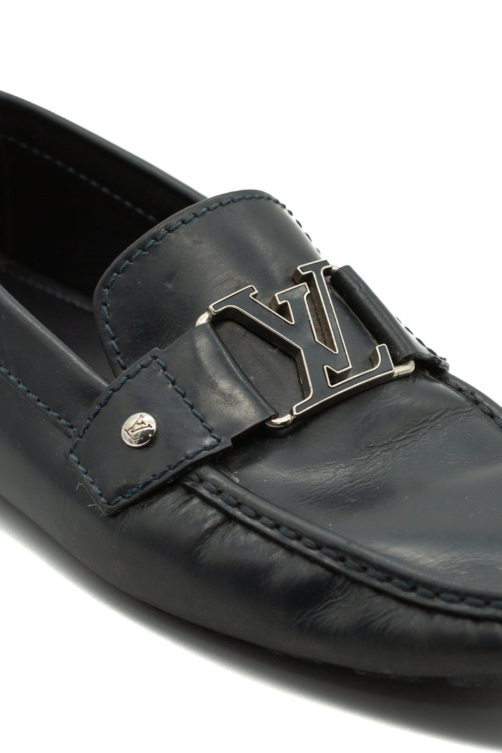 Zapato Louis Vuitton azul marino, detalle 5 – ClosetRehab