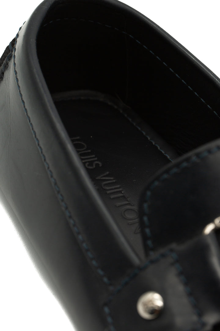 Zapato Louis Vuitton azul marino, detalle 6 – ClosetRehab
