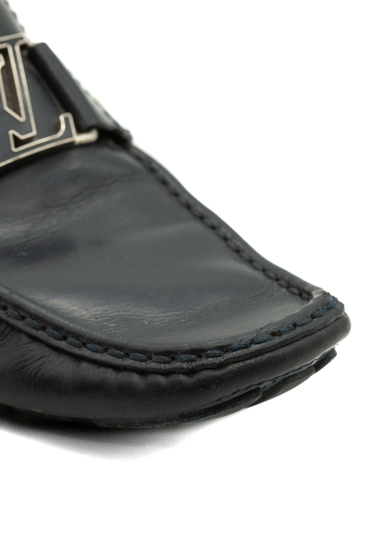 Zapato Louis Vuitton azul marino, detalle 7 – ClosetRehab