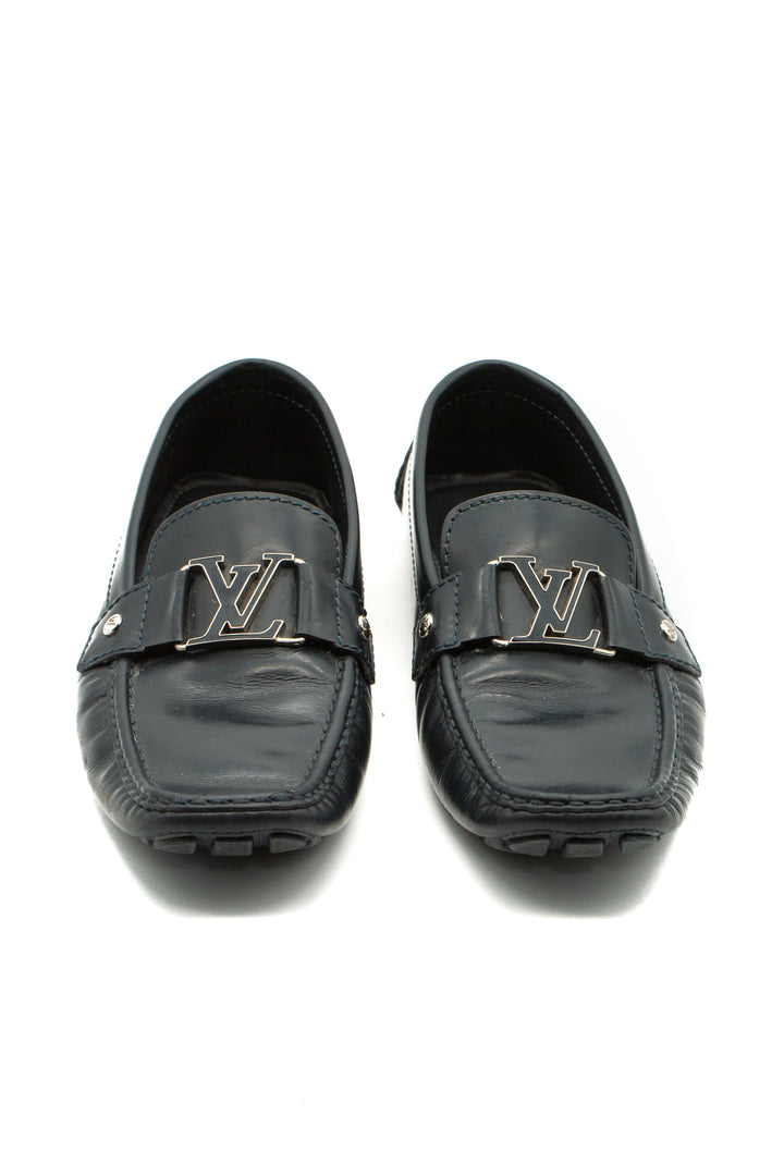 Zapato Louis Vuitton azul marino, detalle 10 – ClosetRehab
