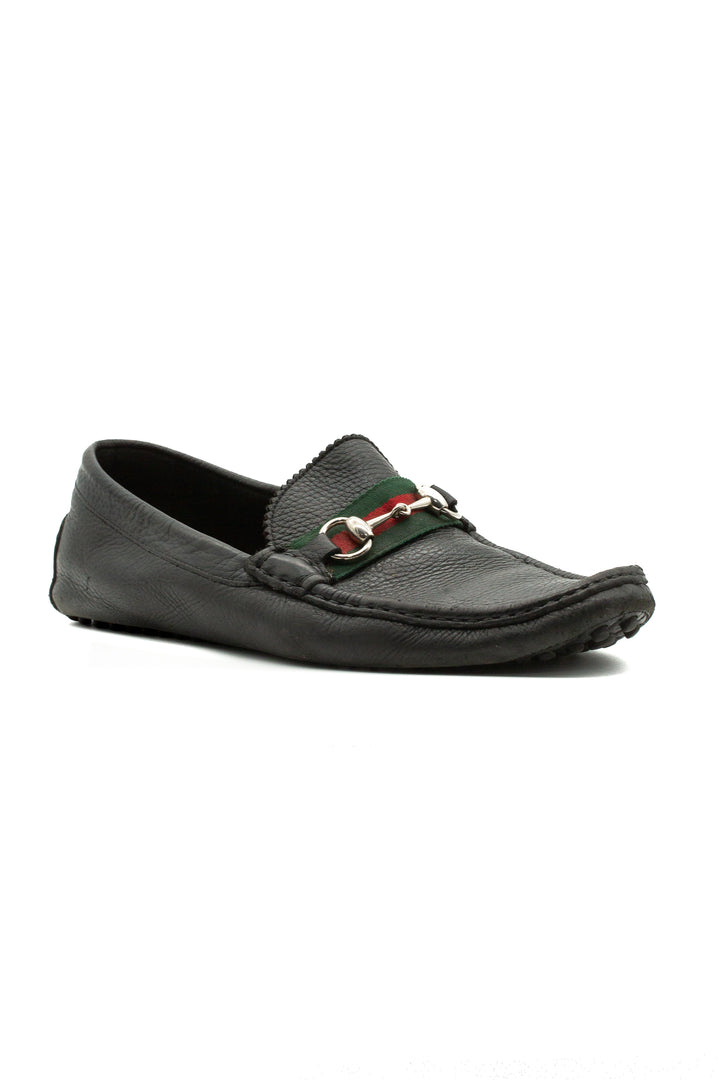 Zapato Gucci negro, vista posterior – ClosetRehab