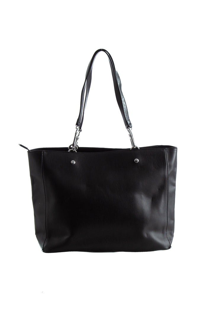 Bolsa Karl Lagerfeld negro, vista lateral – ClosetRehab