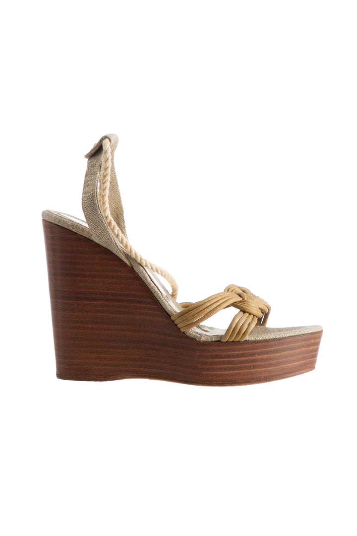Zapato beige, vista frontal – ClosetRehab