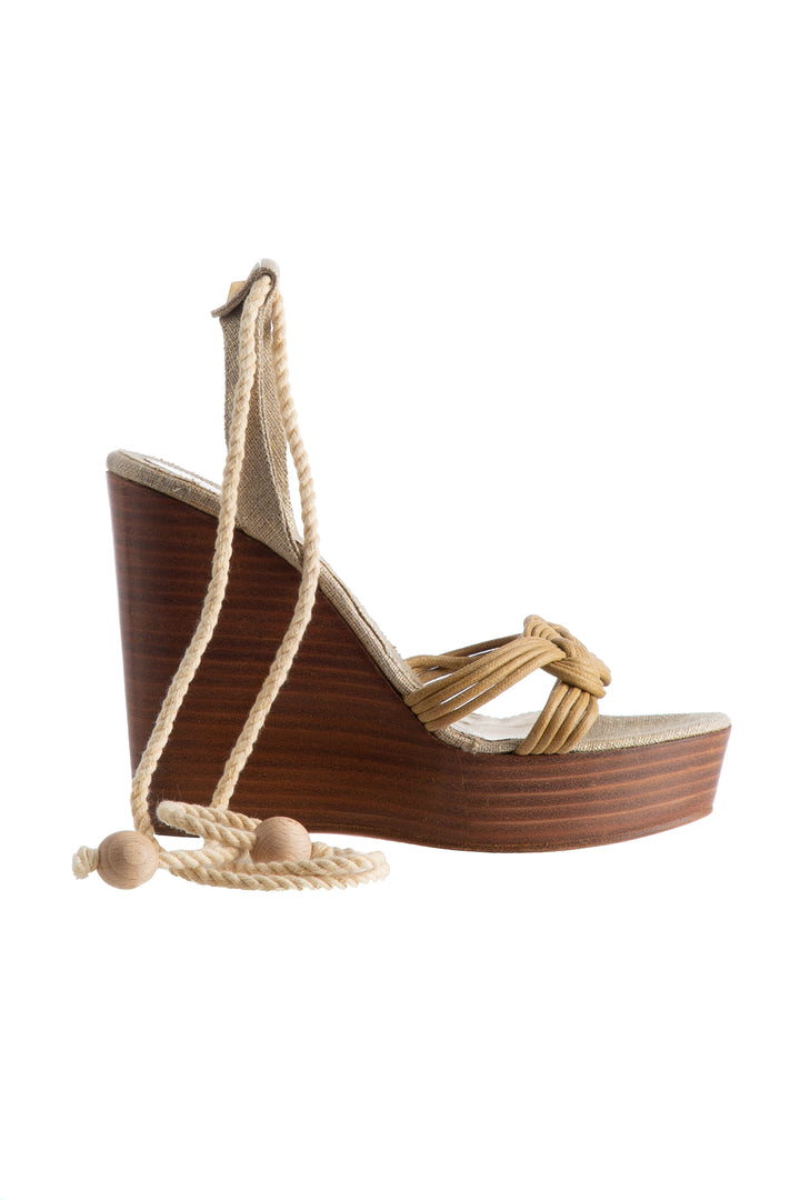 Zapato beige, vista posterior – ClosetRehab