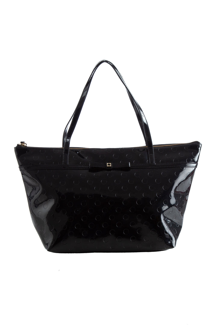 Bolsa Kate Spade negro, vista frontal – ClosetRehab