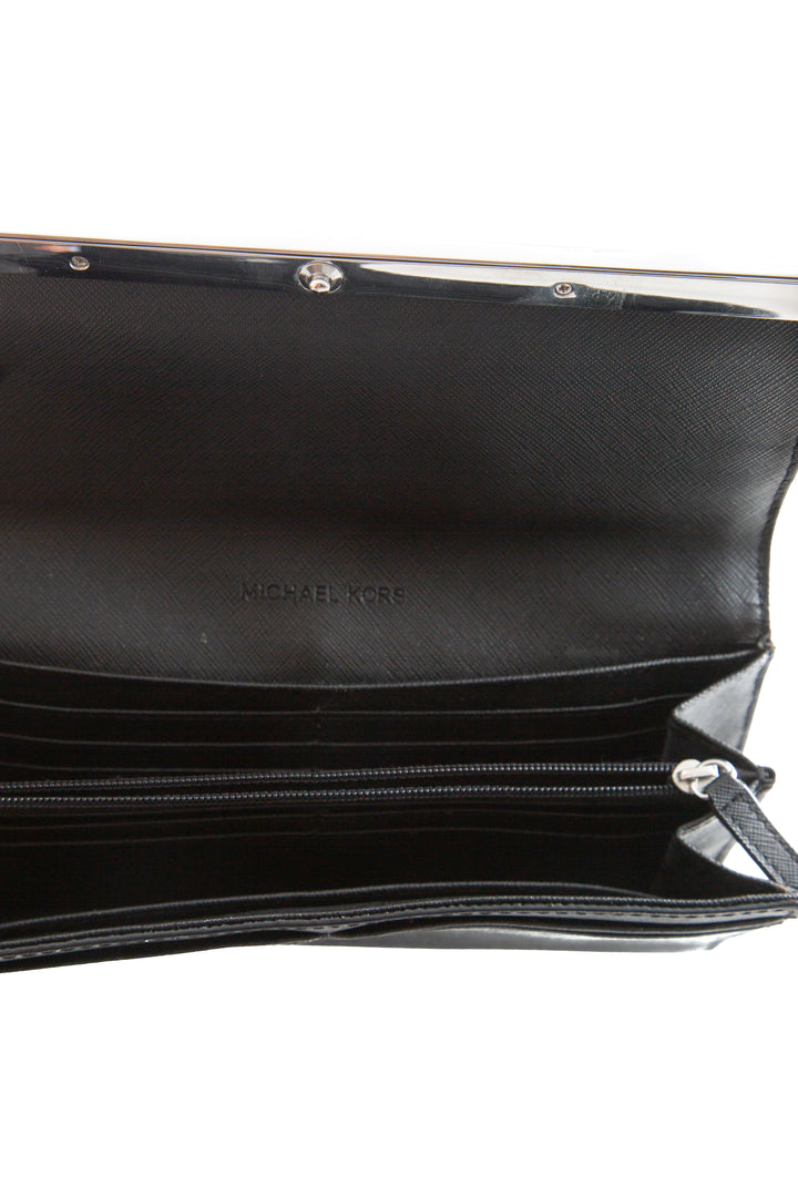Cartera Michael Kors negro, vista lateral – ClosetRehab
