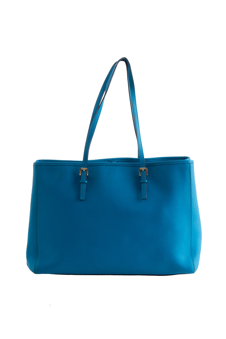 Bolsa Michael Kors azul, vista posterior – ClosetRehab