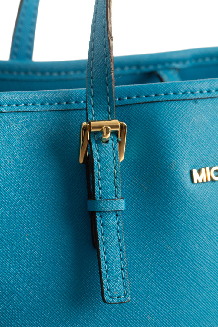 Bolsa Michael Kors azul, detalle 6 – ClosetRehab