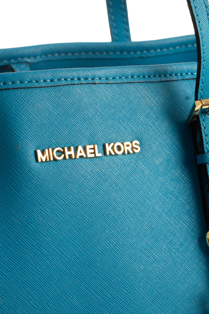 Bolsa Michael Kors azul, detalle 7 – ClosetRehab