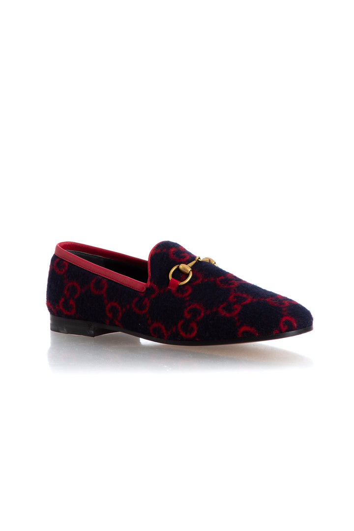 Zapato Gucci azul, vista posterior – ClosetRehab