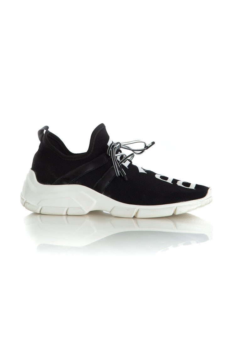 Tenis Prada negro, vista frontal – ClosetRehab