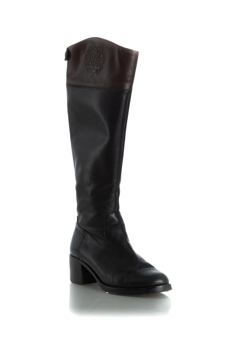 Bota Vince camuto negro, vista posterior – ClosetRehab