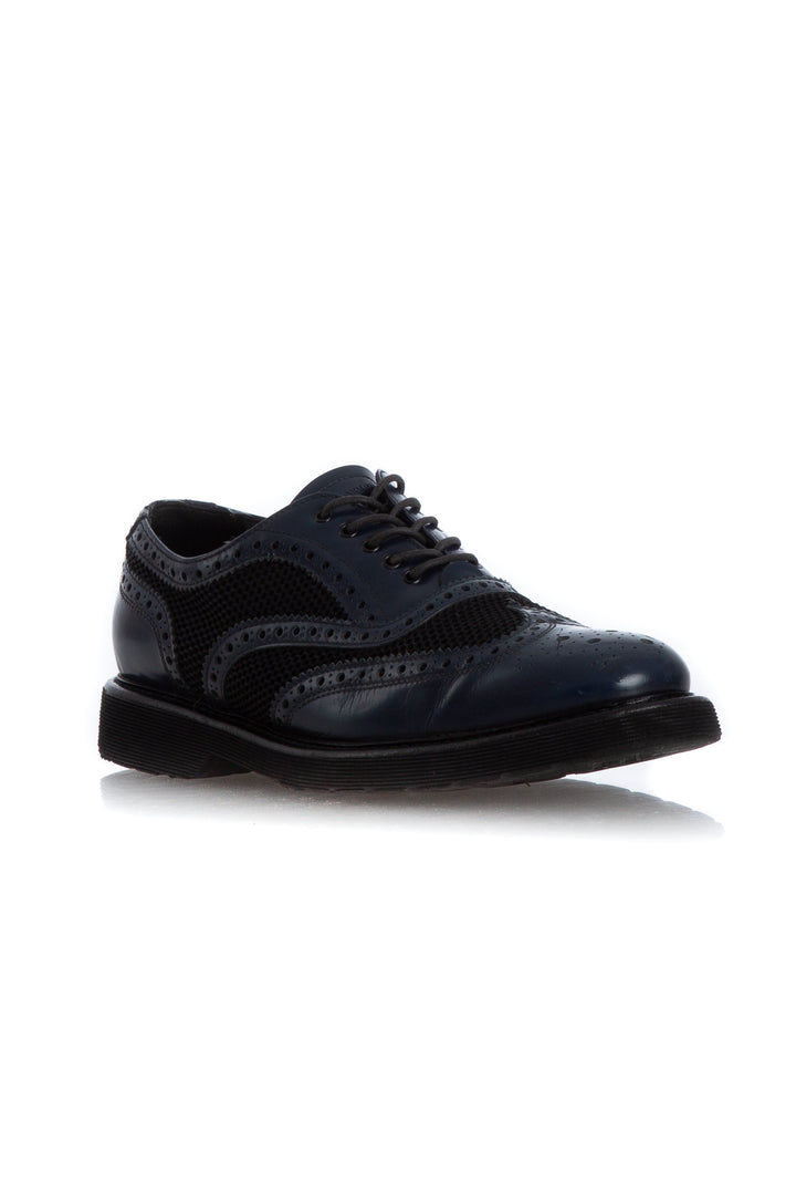 Zapato Emporio Armani azul y negro, vista posterior – ClosetRehab