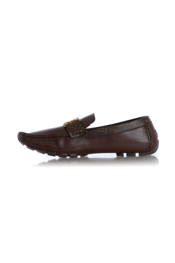 Zapato Louis Vuitton café, detalle – ClosetRehab