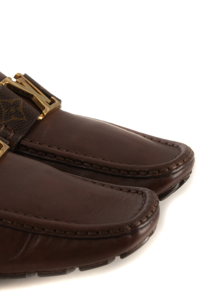 Zapato Louis Vuitton café, detalle 9 – ClosetRehab
