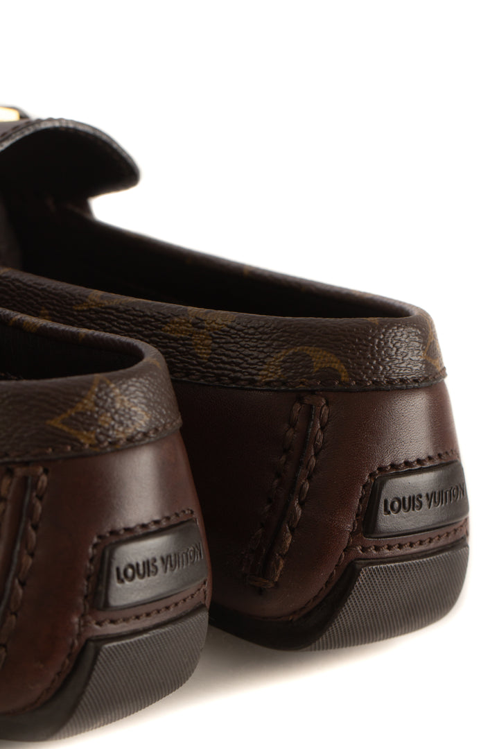 Zapato Louis Vuitton café, detalle 12 – ClosetRehab