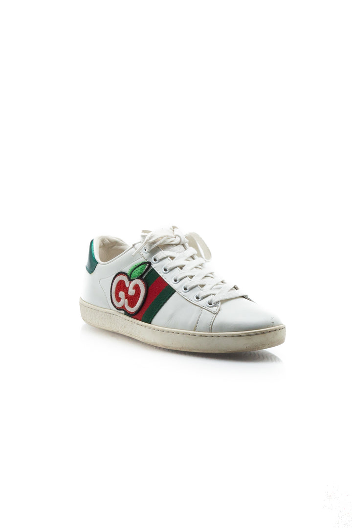 Tenis Gucci blanco, vista posterior – ClosetRehab