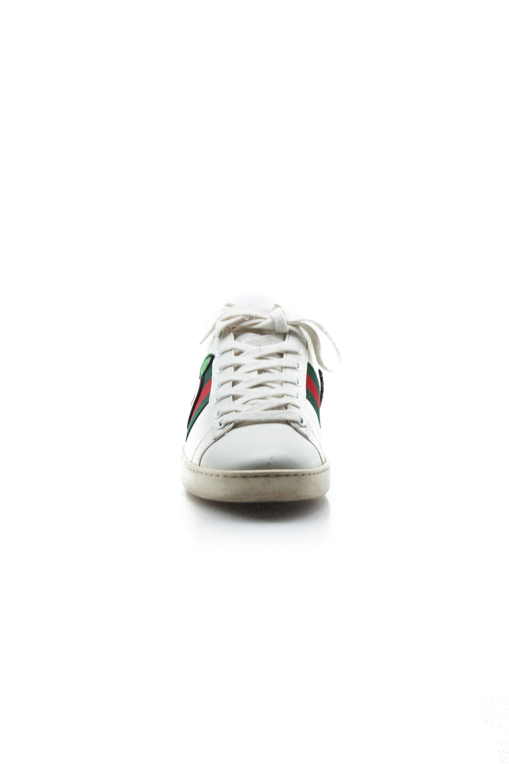 Tenis Gucci blanco, vista lateral – ClosetRehab