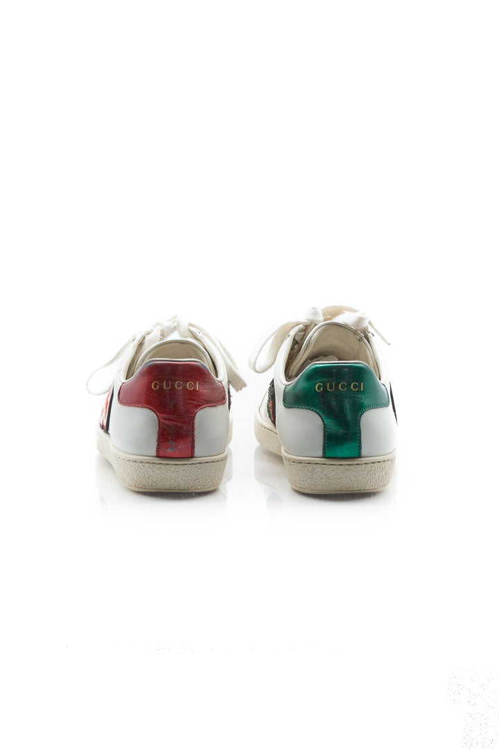 Tenis Gucci blanco, detalle 5 – ClosetRehab