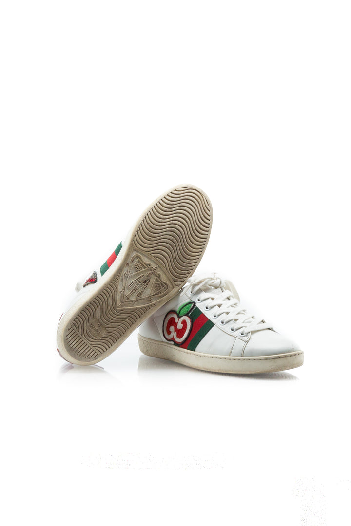 Tenis Gucci blanco, detalle 6 – ClosetRehab
