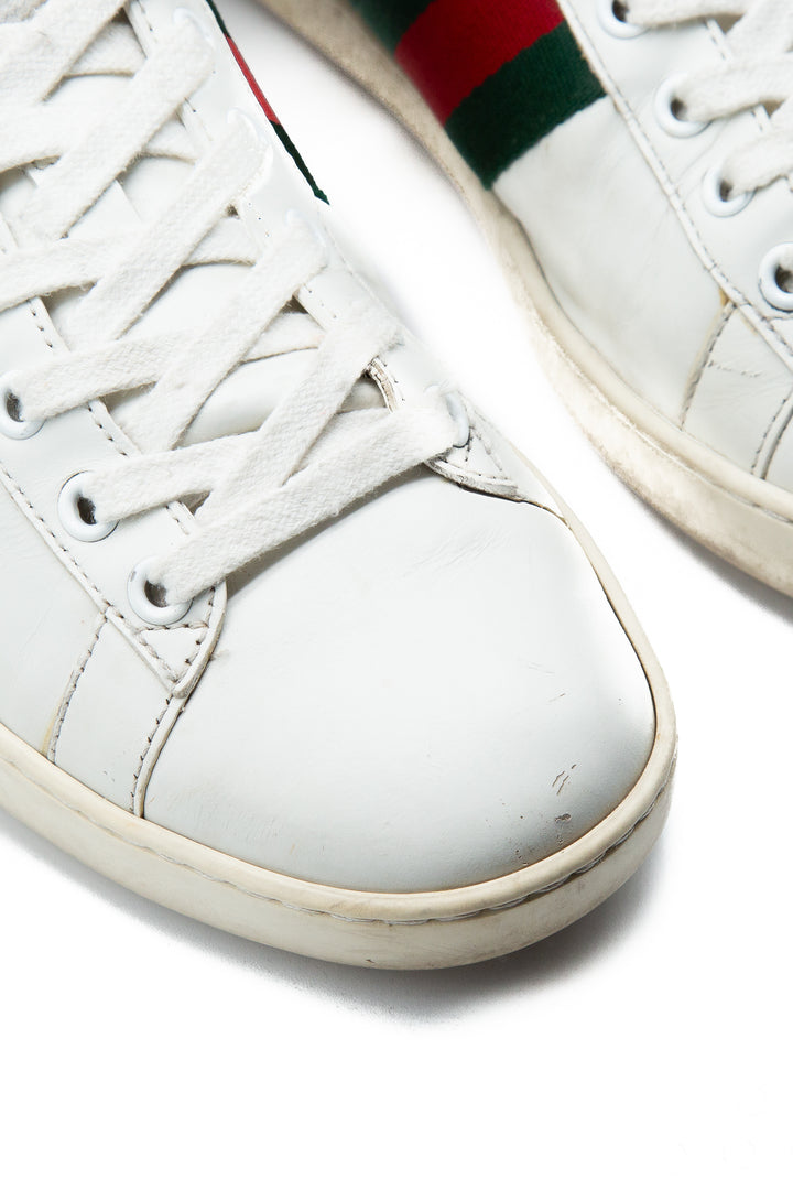 Tenis Gucci blanco, detalle 8 – ClosetRehab