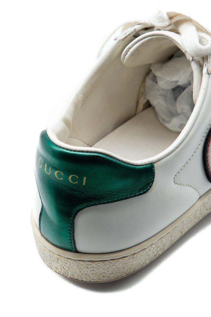 Tenis Gucci blanco, detalle 10 – ClosetRehab