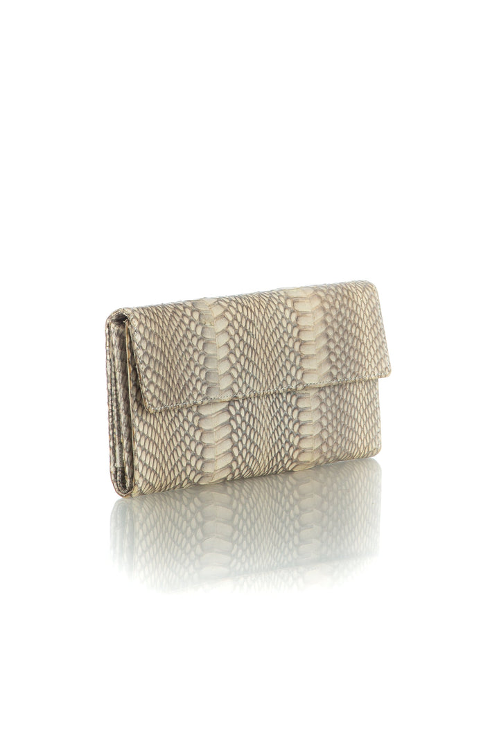 Cartera beige, vista lateral – ClosetRehab
